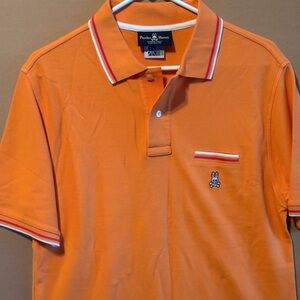 physco bunny polo size 6 orange